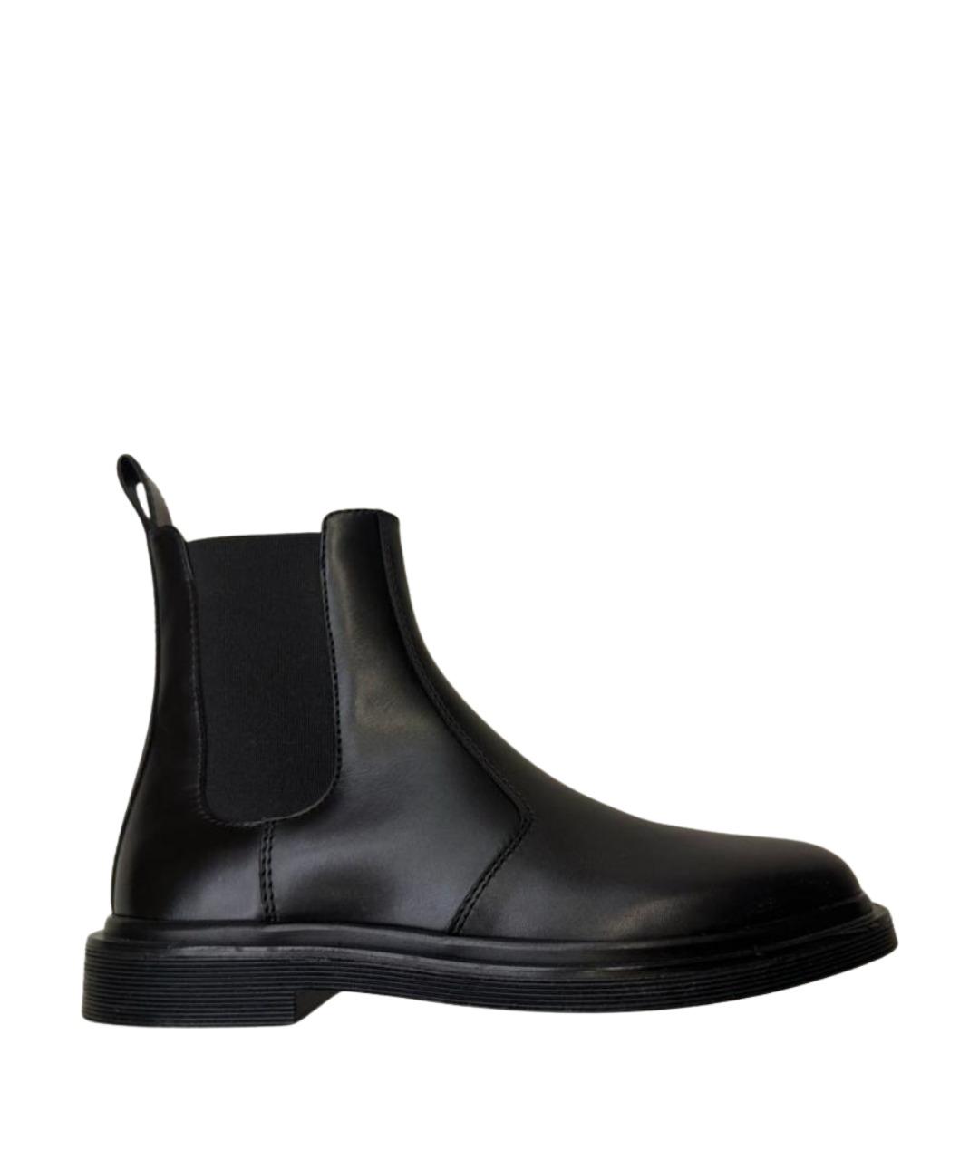 THE ROW Черные кожаные ботинки, фото 1