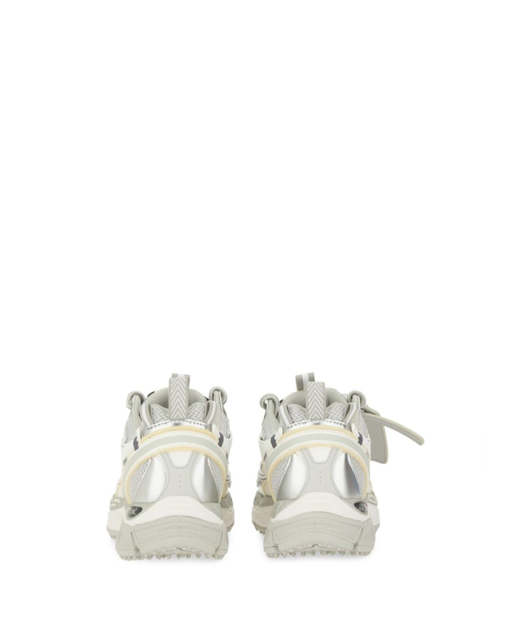 OFF-WHITE Серые текстильные кроссовки, фото 3