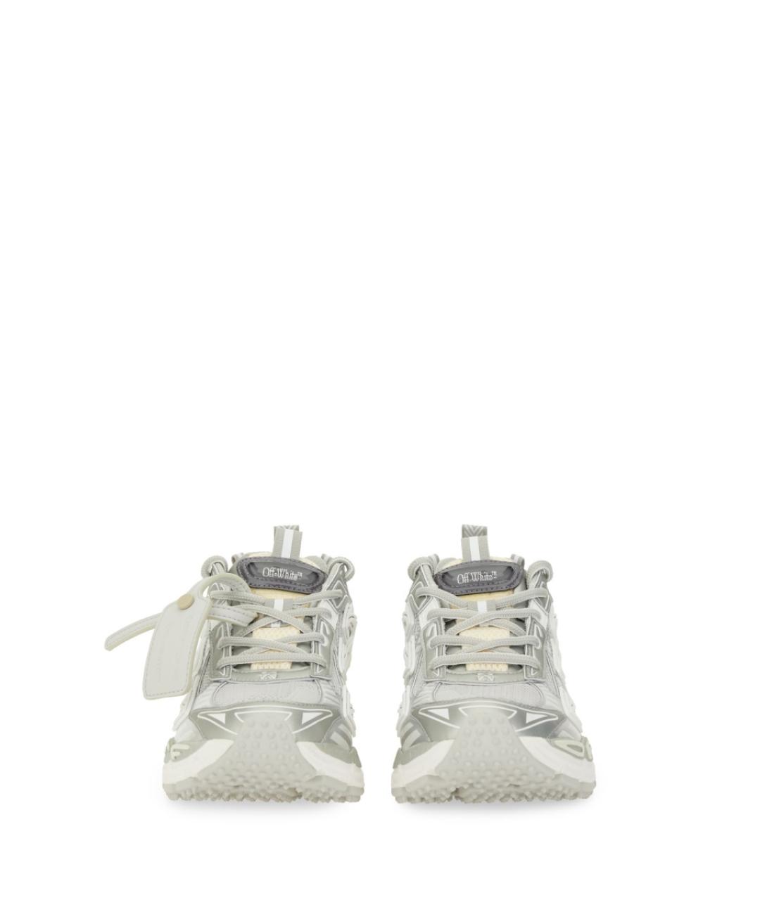 OFF-WHITE Серые текстильные кроссовки, фото 4