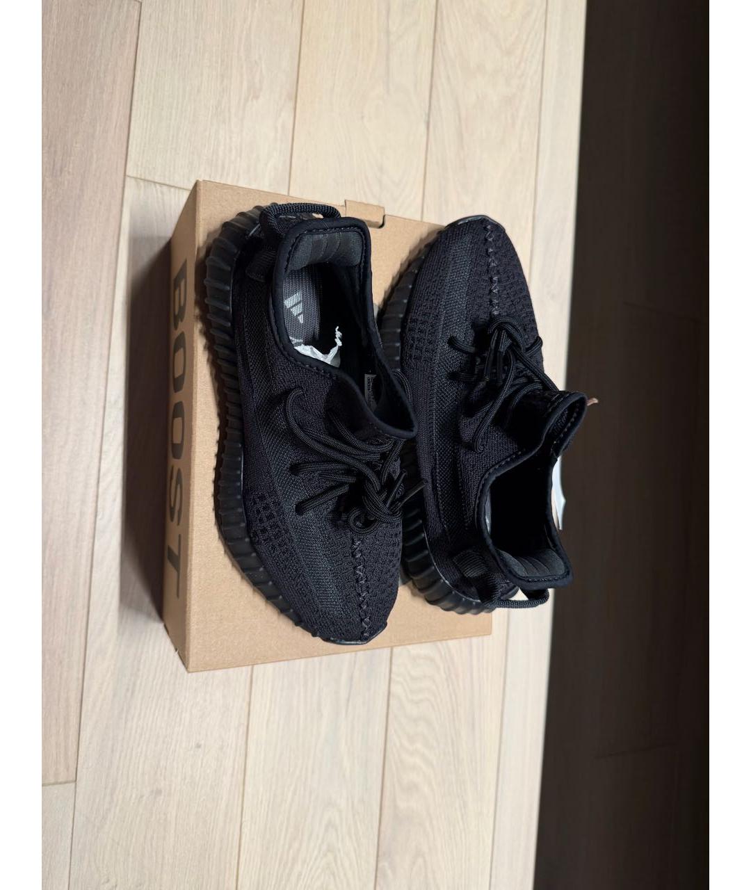 ADIDAS YEEZY Черные текстильные кроссовки, фото 3