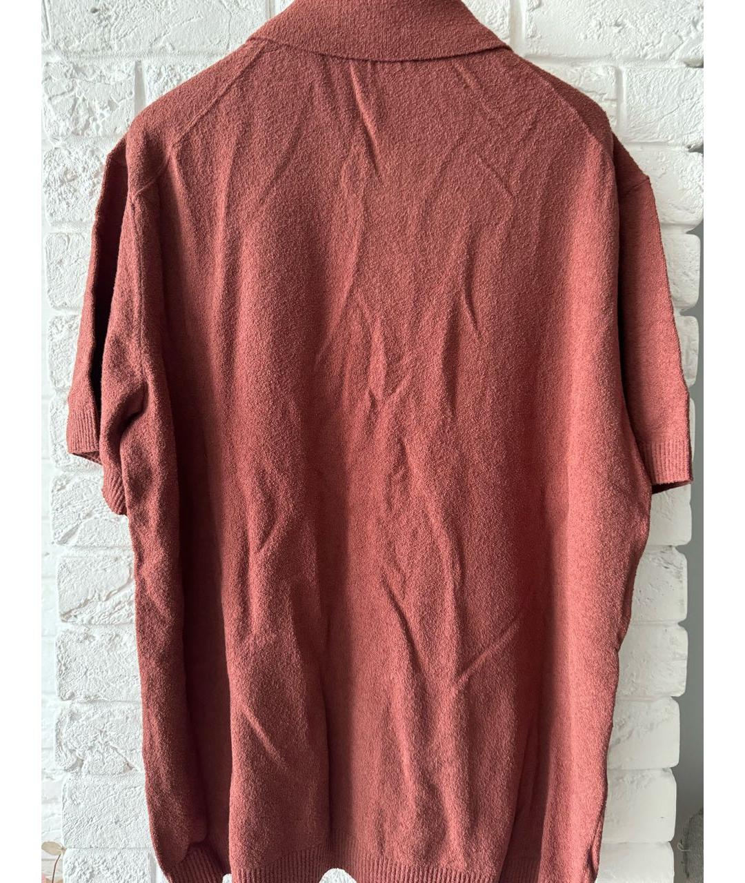 12 STOREEZ Коралловое хлопковое поло с коротким рукавом, фото 2