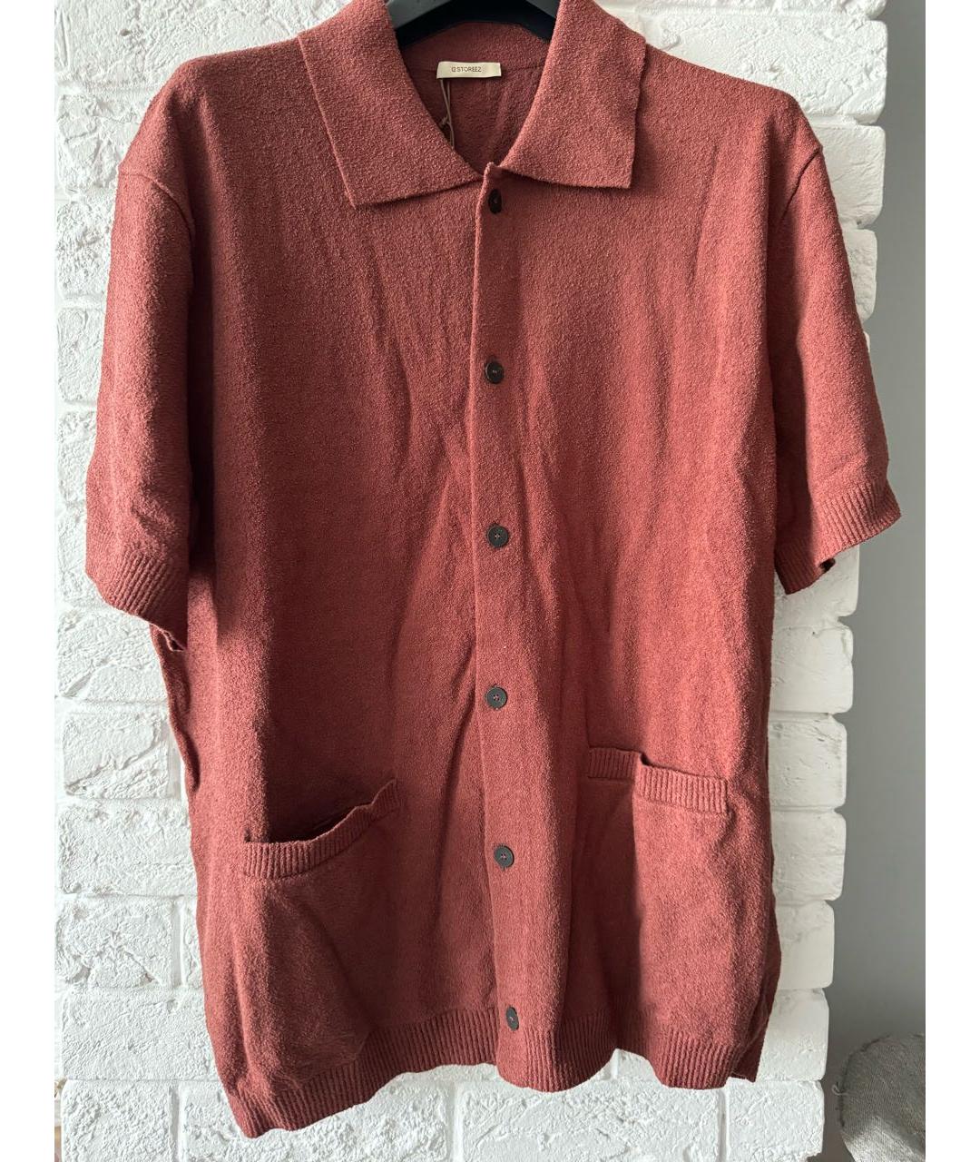 12 STOREEZ Коралловое хлопковое поло с коротким рукавом, фото 5