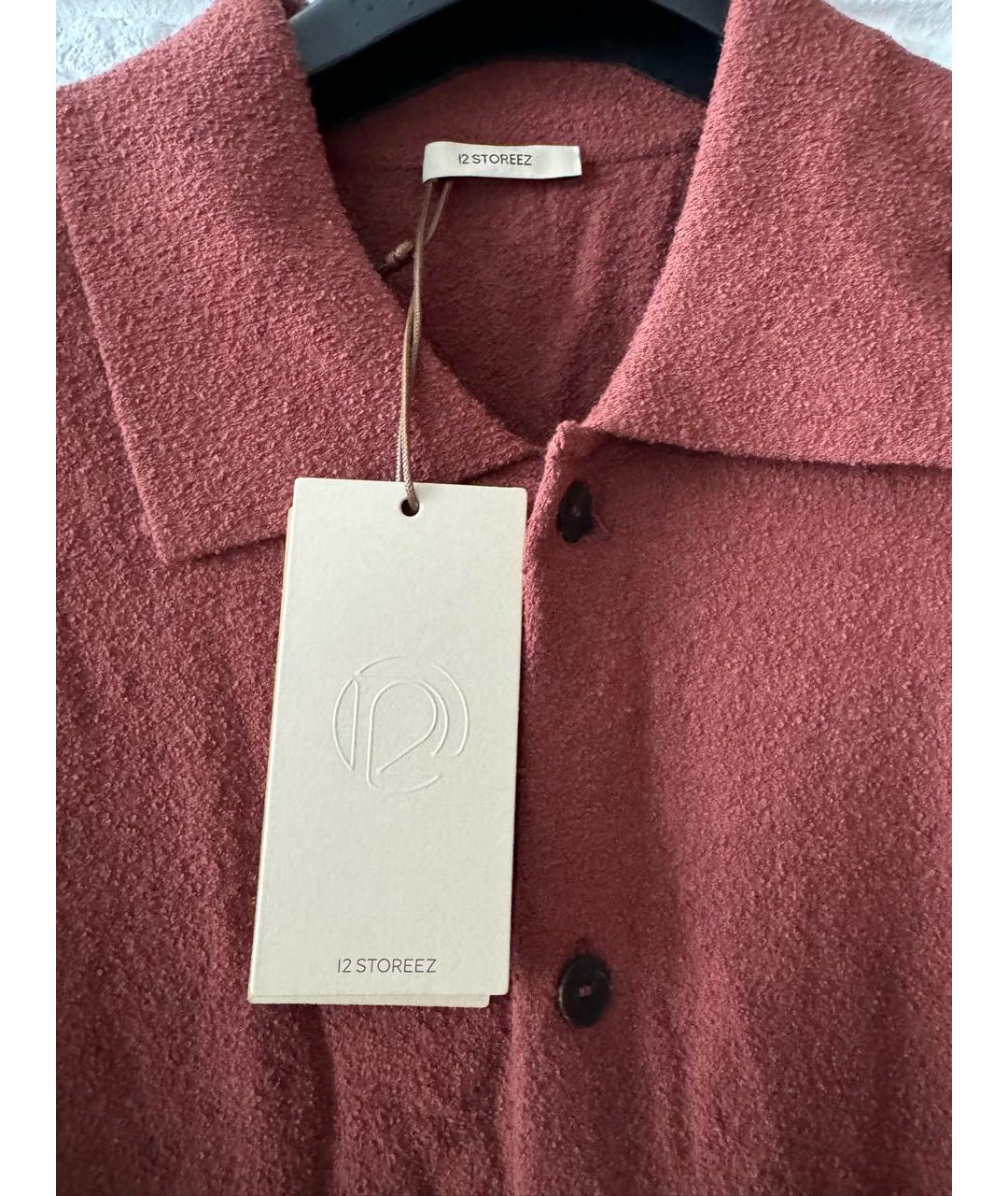 12 STOREEZ Коралловое хлопковое поло с коротким рукавом, фото 3