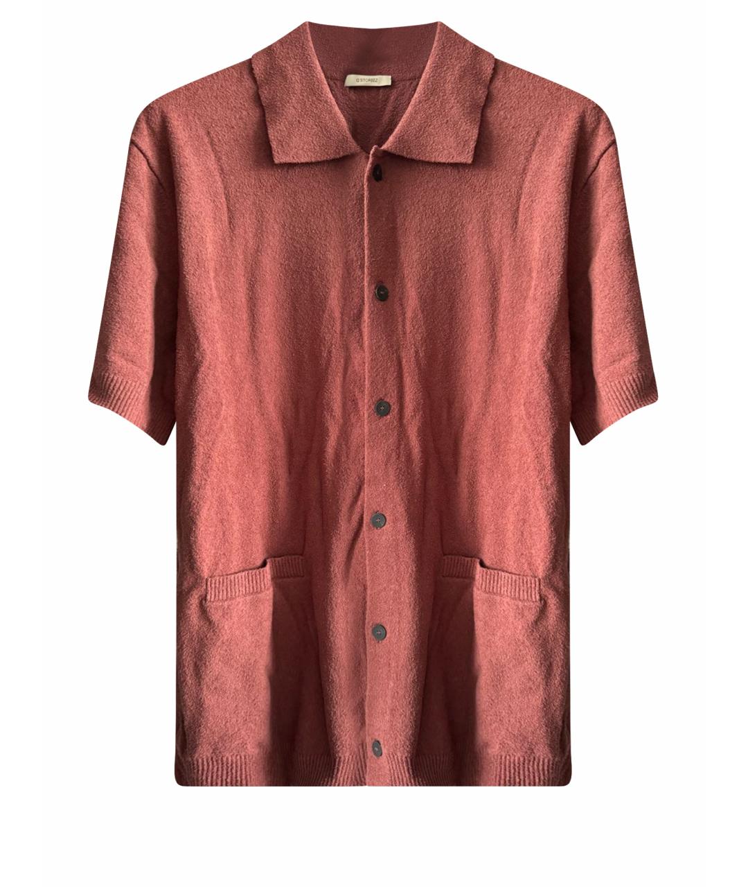 12 STOREEZ Коралловое хлопковое поло с коротким рукавом, фото 1