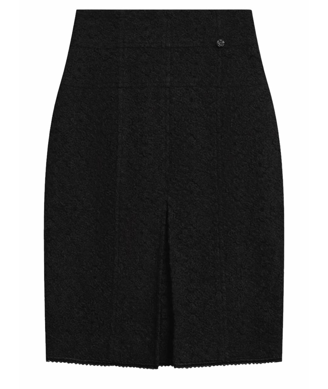 CHANEL Черная юбка миди, фото 1