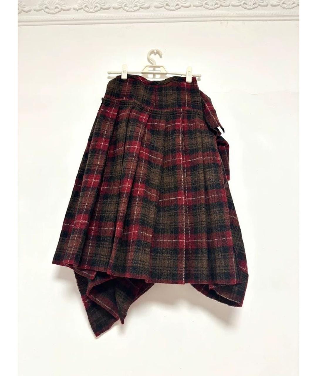 YOHJI YAMAMOTO Шерстяная юбка макси, фото 3