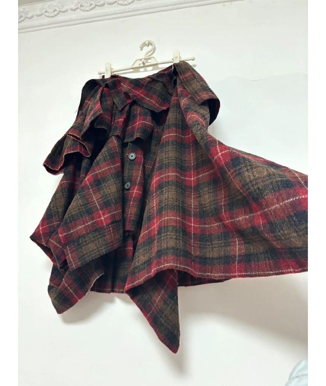 YOHJI YAMAMOTO Шерстяная юбка макси, фото 2