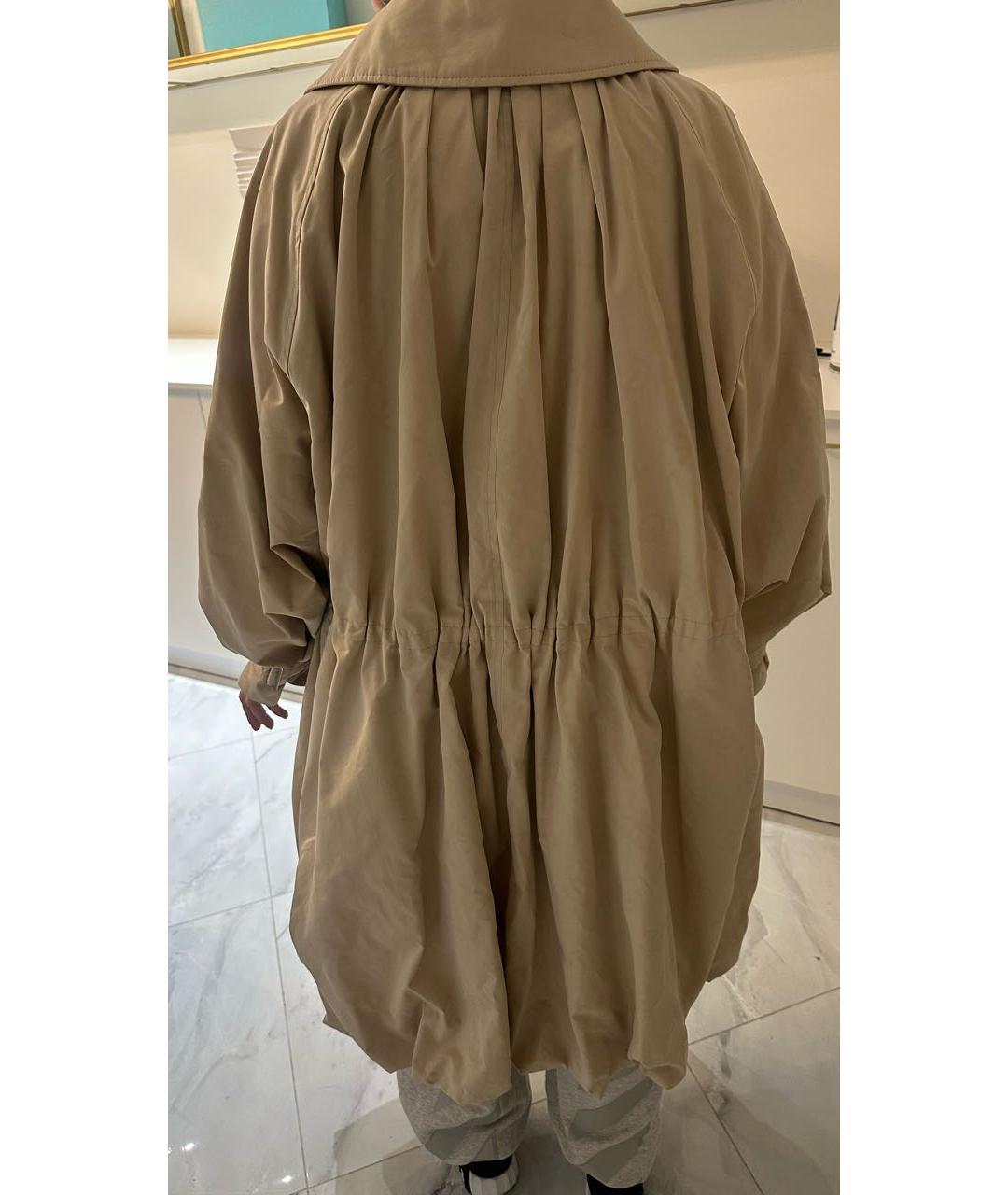 CHANEL Бежевый хлопковый тренч/плащ, фото 4