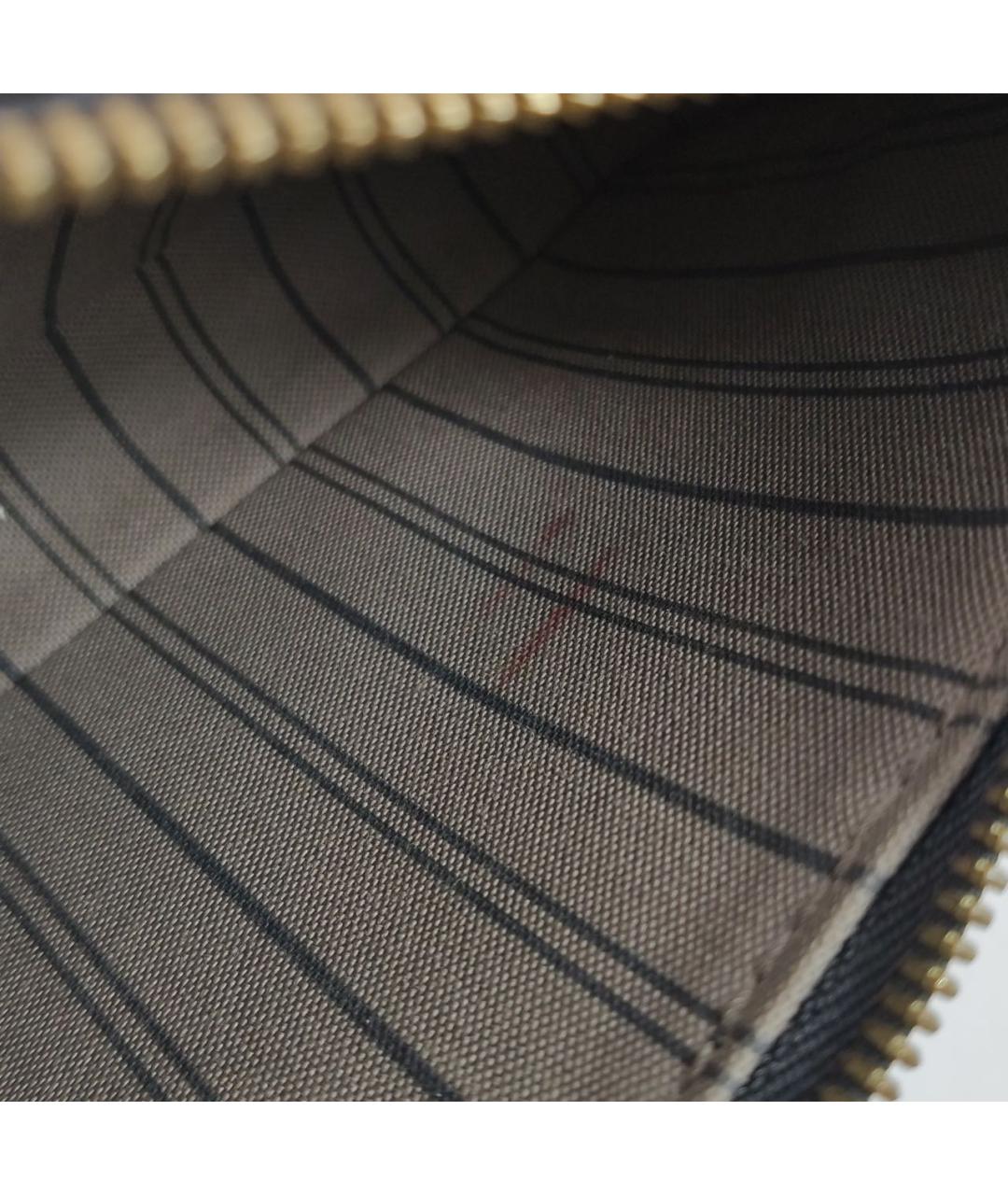 LOUIS VUITTON Черная кожаная сумка через плечо, фото 5