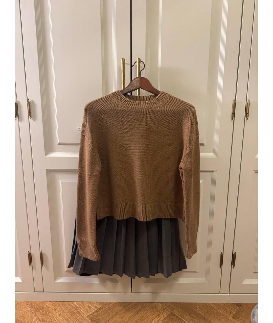 12 STOREEZ Коричневый шерстяной джемпер / свитер, фото 5
