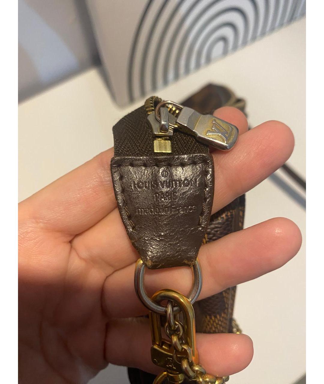 LOUIS VUITTON Коричневая сумка через плечо, фото 5