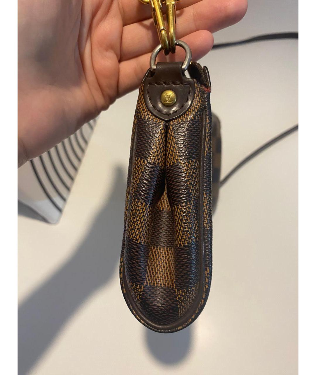 LOUIS VUITTON Коричневая сумка через плечо, фото 3