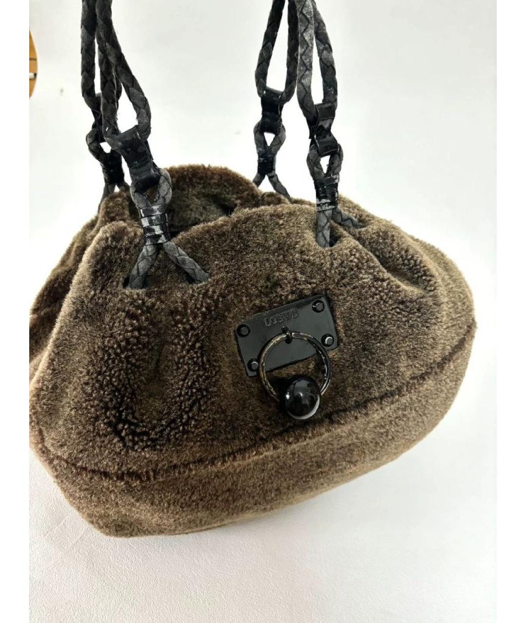 LOEWE Коричневая сумка через плечо, фото 2