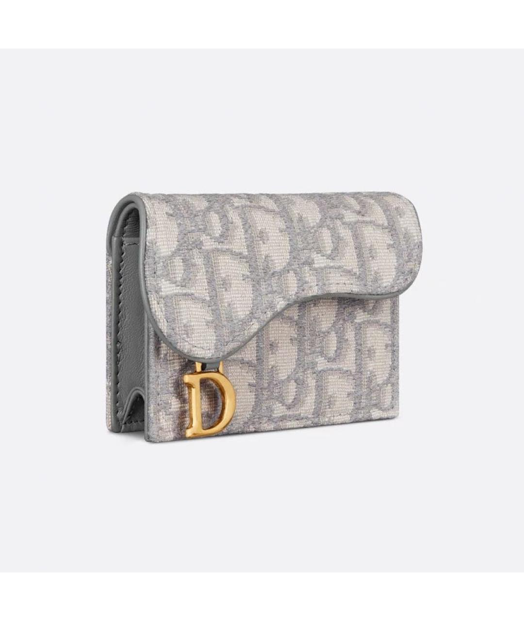 CHRISTIAN DIOR Серый кардхолдер, фото 2