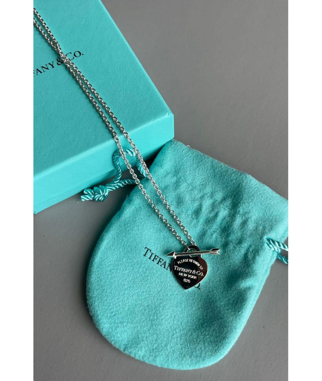 TIFFANY&CO Серебряная серебряная подвеска, фото 4