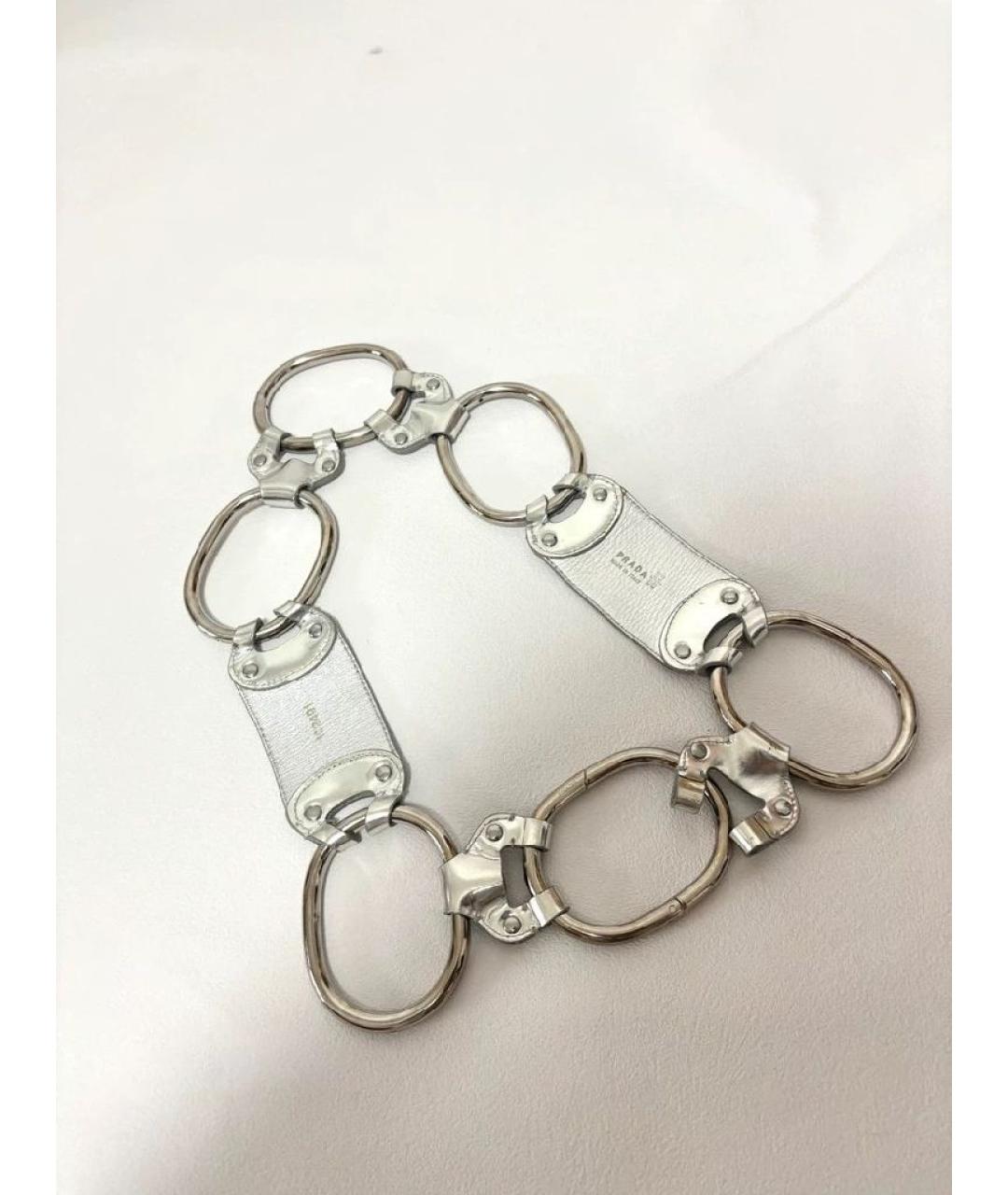 PRADA Серебрянный ремень, фото 2