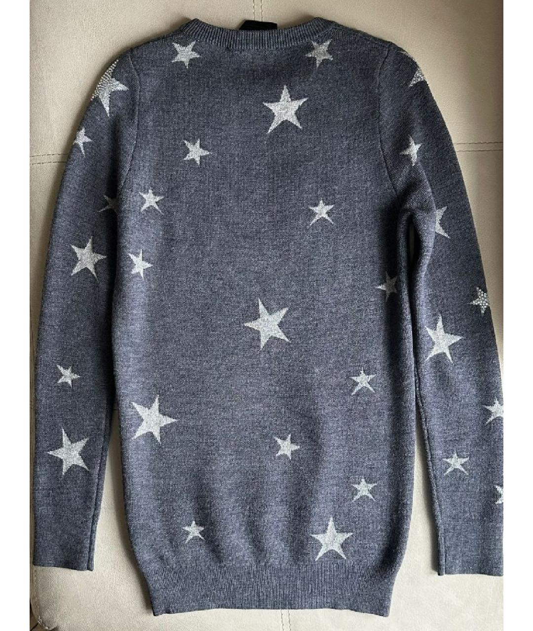 PHILIPP PLEIN Серый шерстяной джемпер / свитер, фото 3