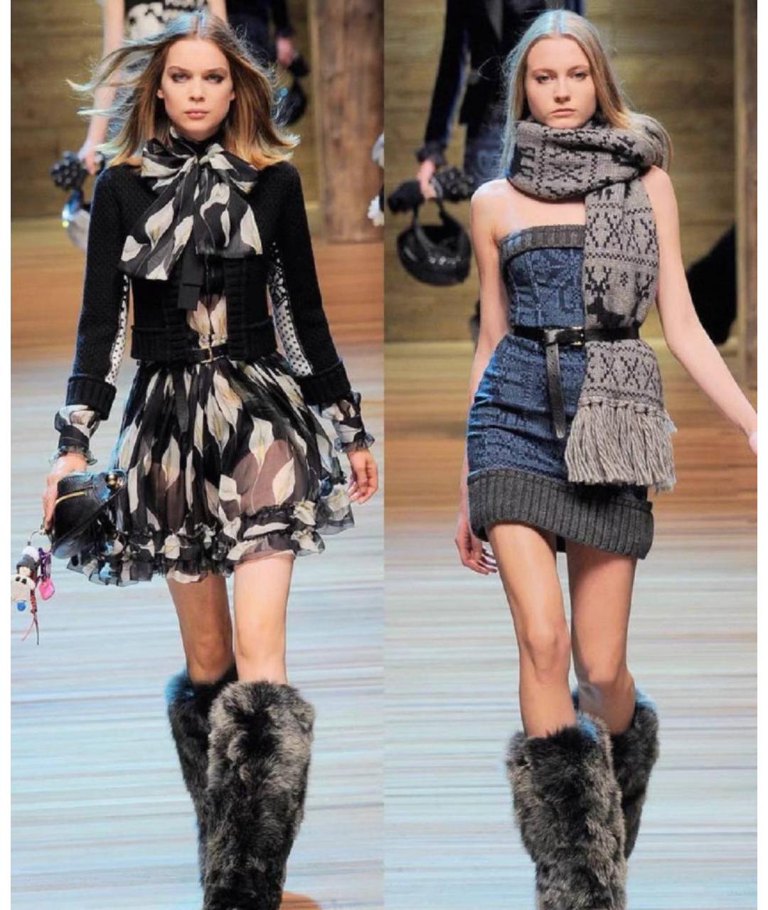 DOLCE&GABBANA Шерстяное повседневное платье, фото 6