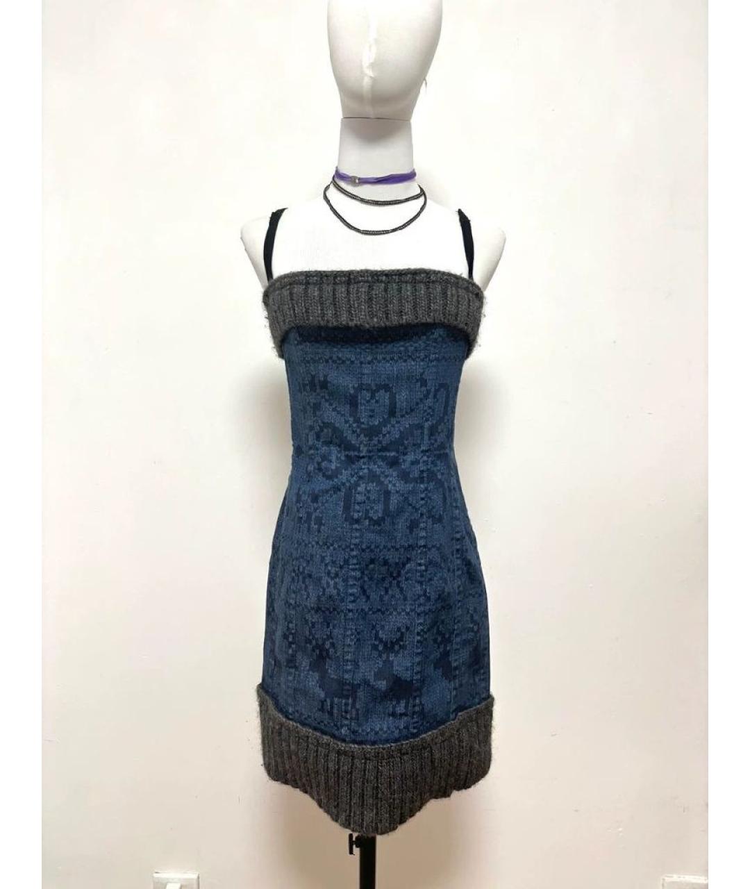 DOLCE&GABBANA Шерстяное повседневное платье, фото 7