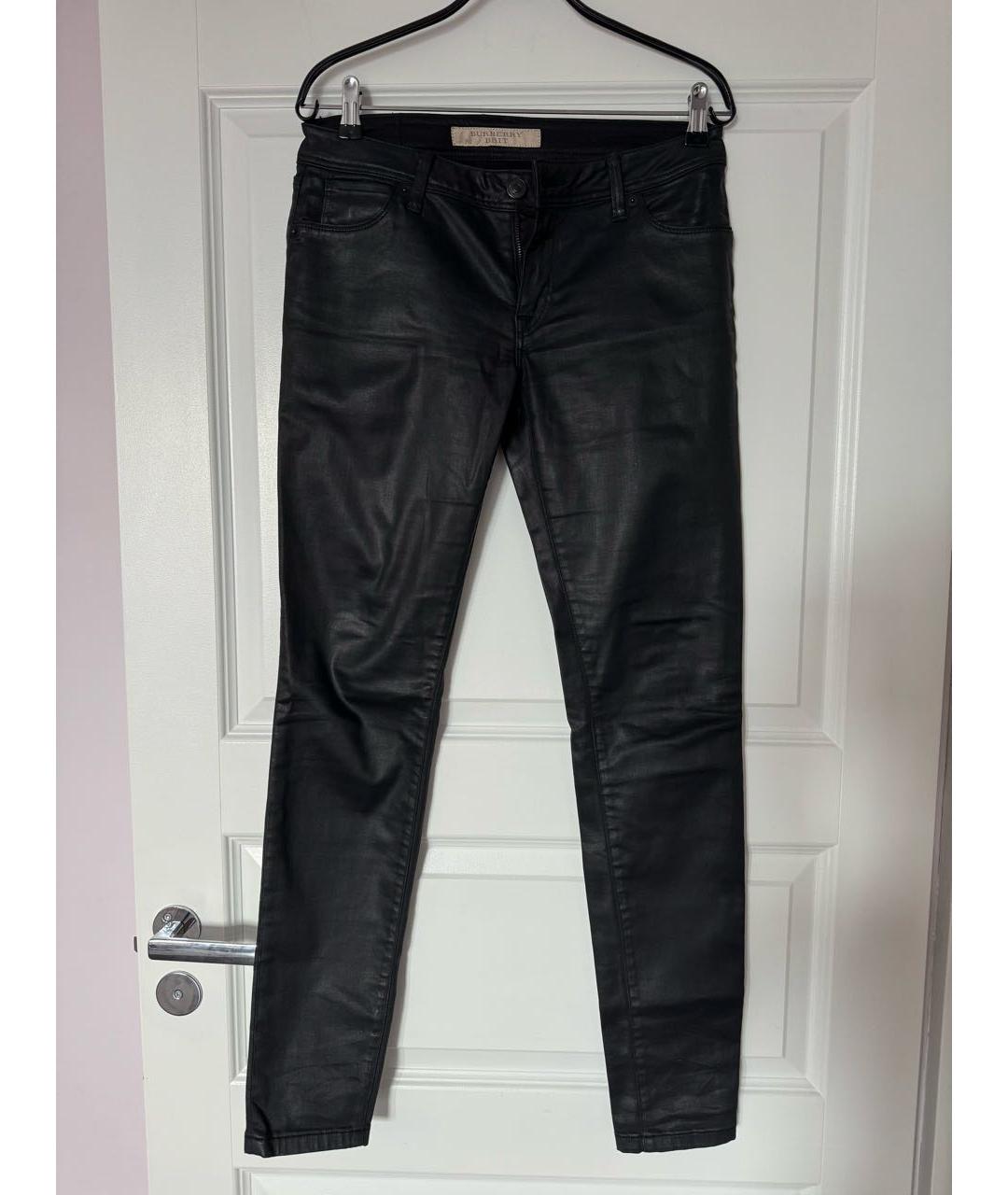 BURBERRY Черные джинсы слим, фото 7
