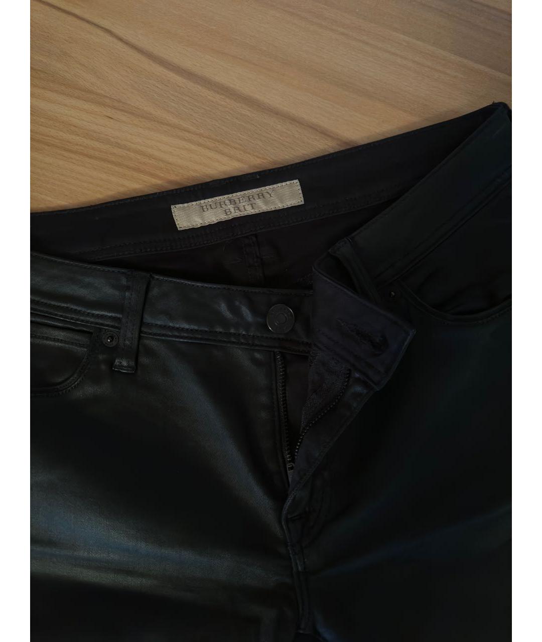 BURBERRY Черные джинсы слим, фото 3