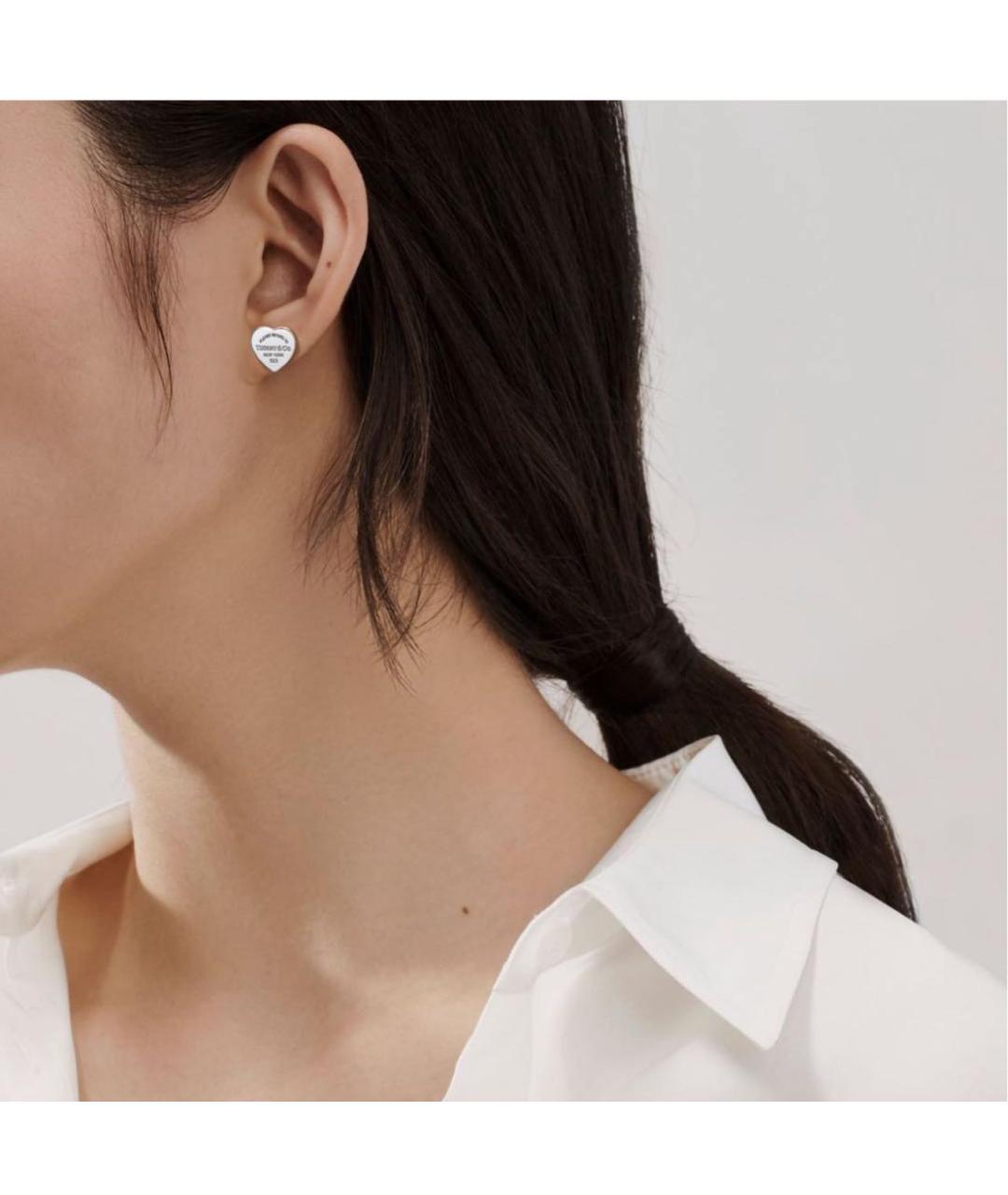 TIFFANY&CO Серебряные серебряные серьги, фото 4