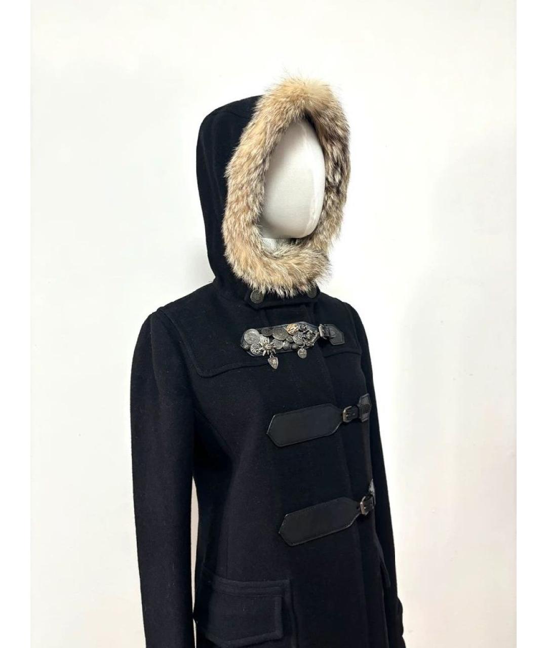 PRADA Черное пальто, фото 2