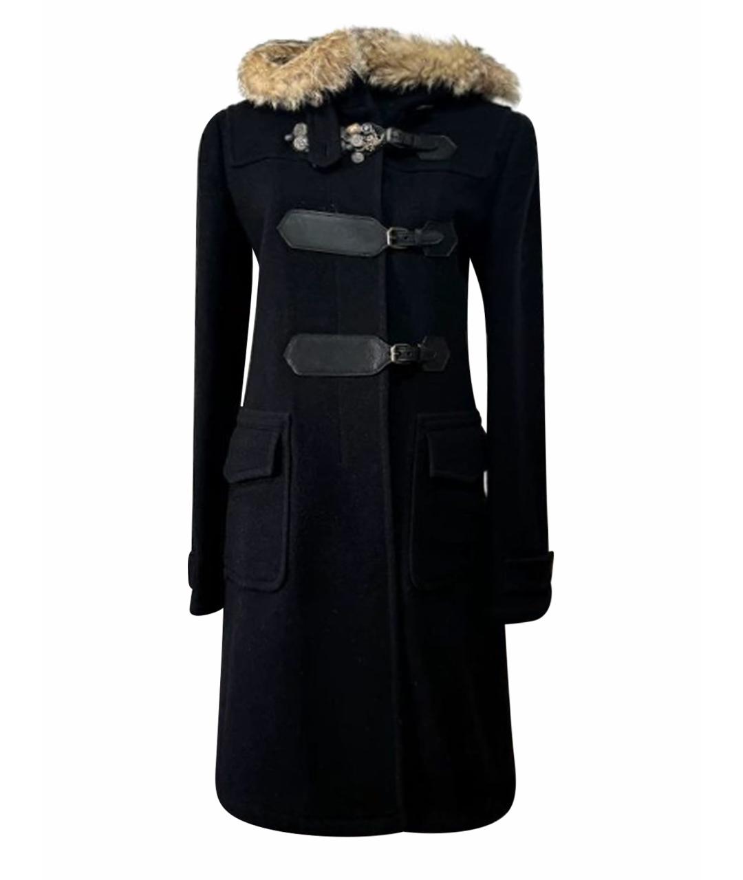 PRADA Черное пальто, фото 1