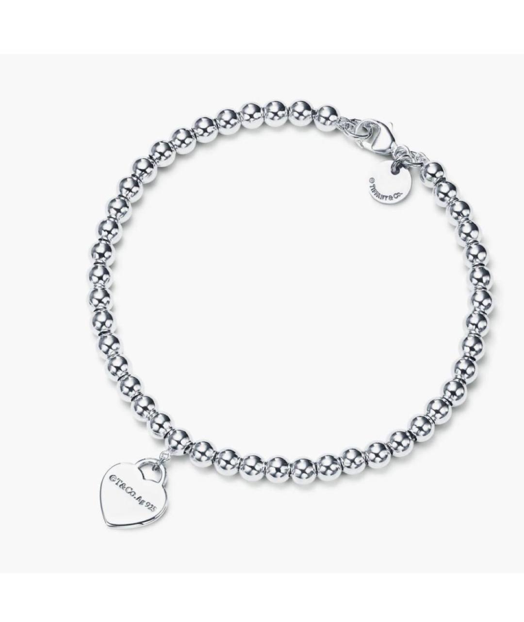 TIFFANY&CO Серебрянный серебряный браслет, фото 2