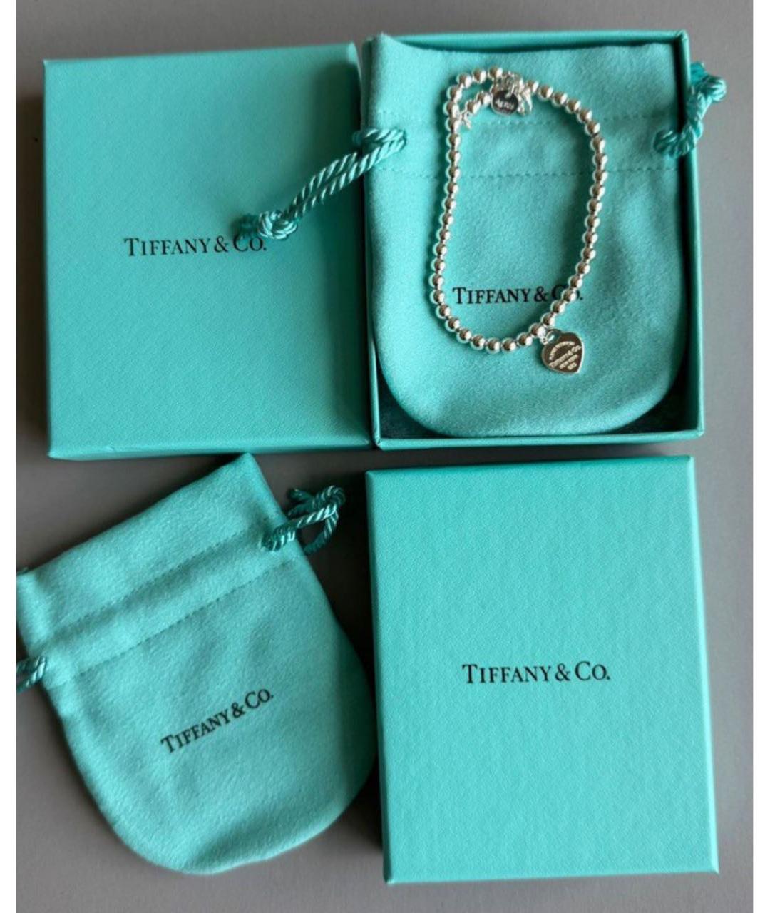 TIFFANY&CO Серебрянный серебряный браслет, фото 4
