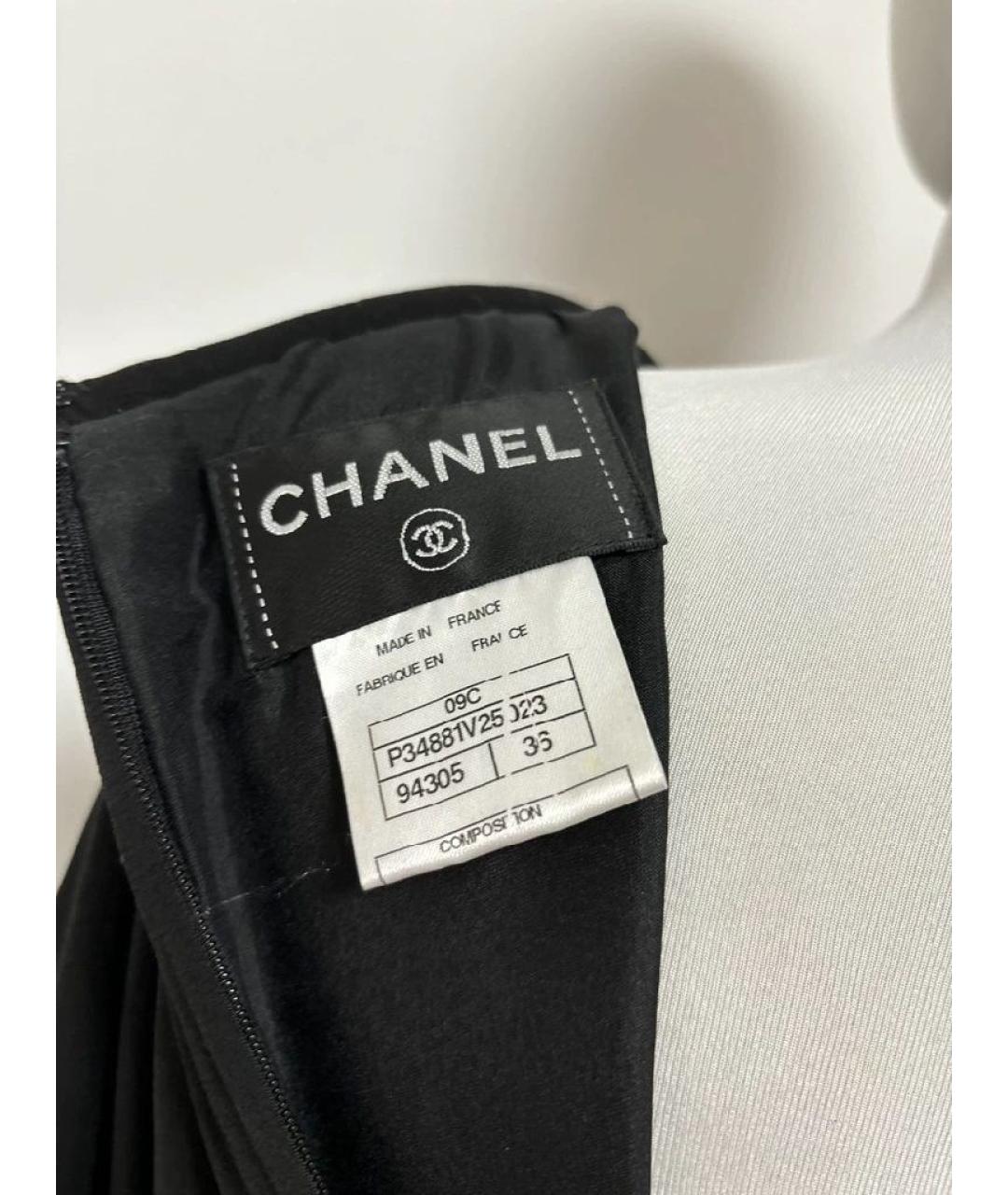 CHANEL Черное вечернее платье, фото 5