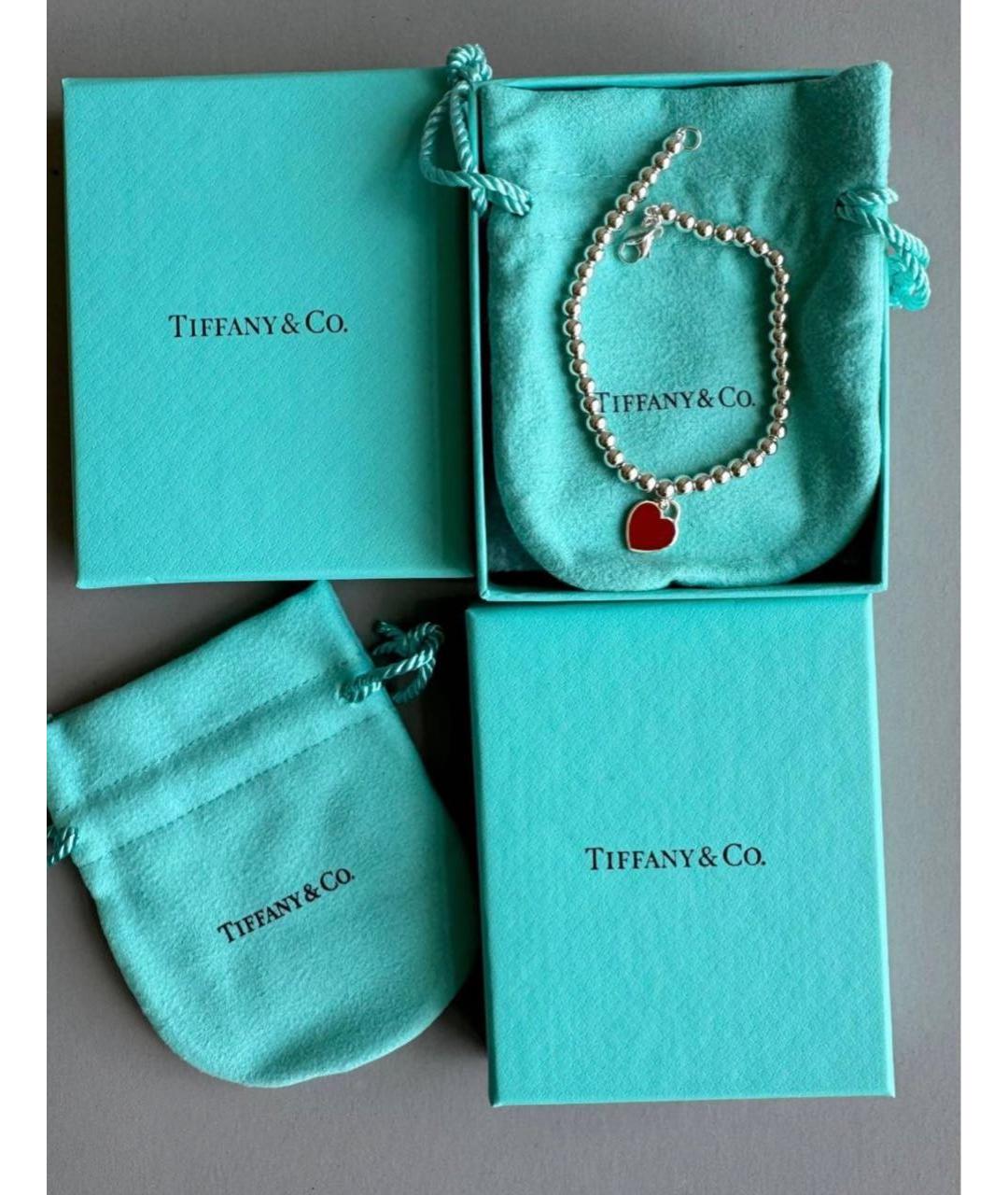 TIFFANY&CO Серебрянный серебряный браслет, фото 4