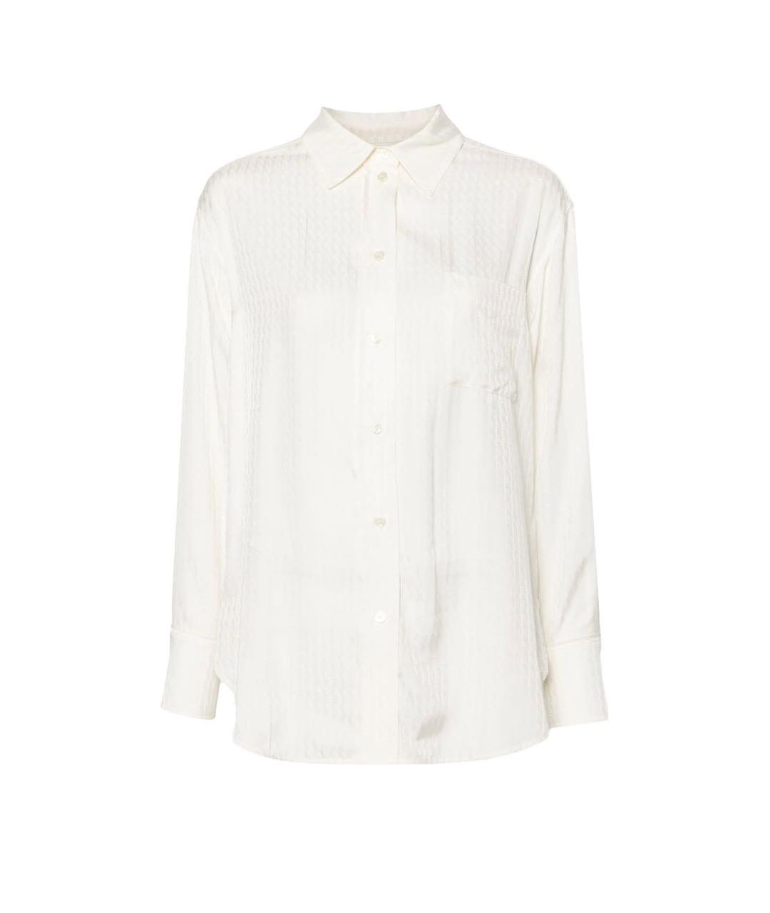 VICTORIA BECKHAM Белая вискозная рубашка, фото 1