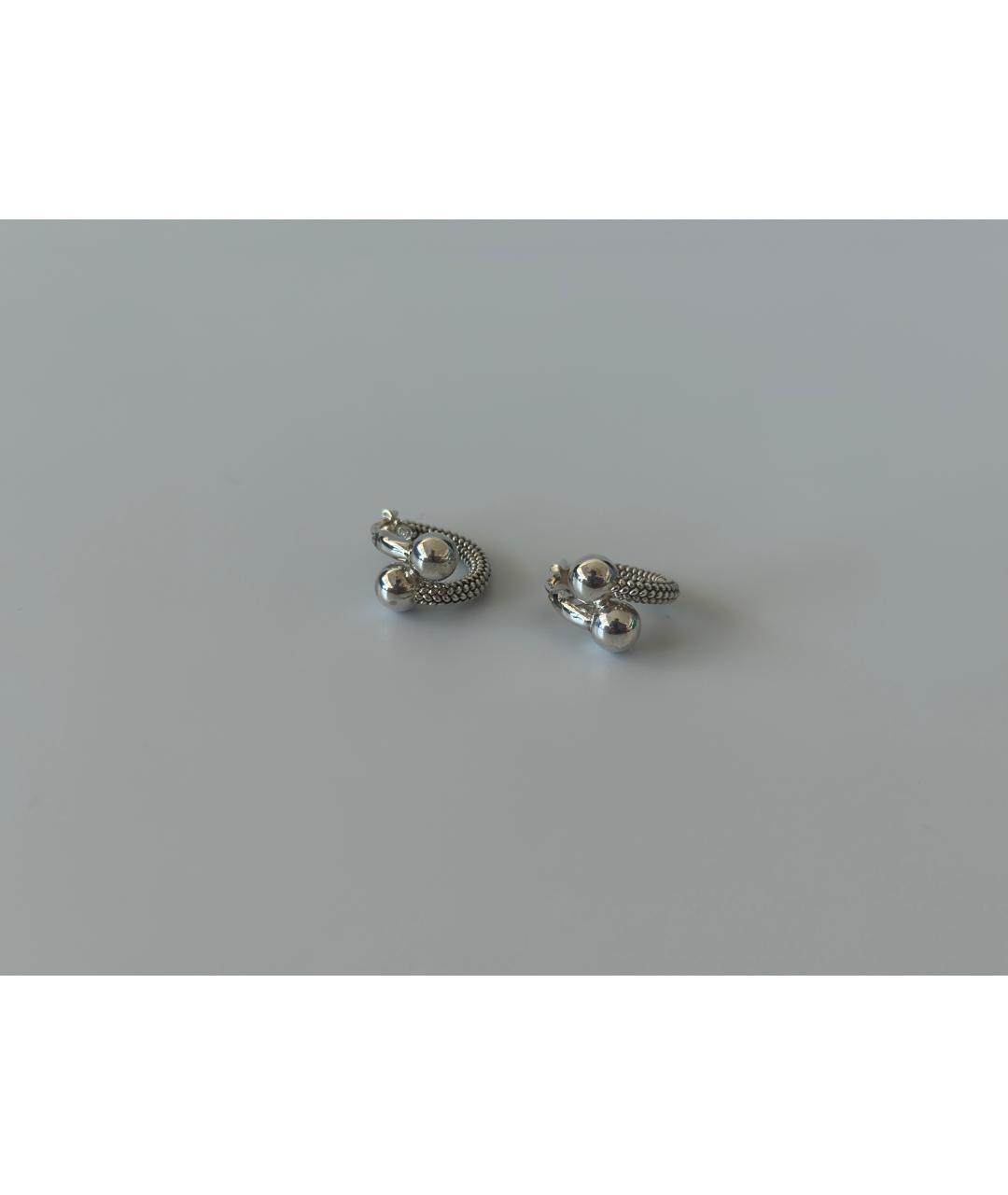 BOTTEGA VENETA Серебряные серебряные серьги, фото 2