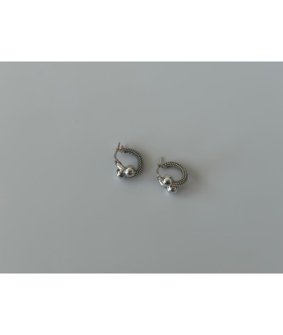 BOTTEGA VENETA Серебряные серебряные серьги, фото 6