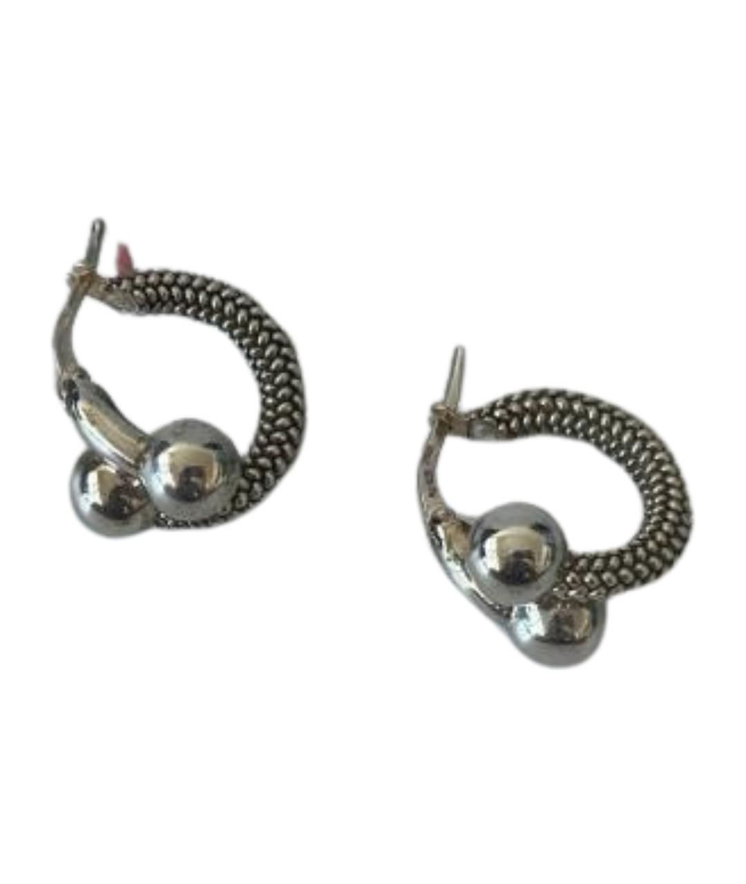 BOTTEGA VENETA Серебряные серебряные серьги, фото 1