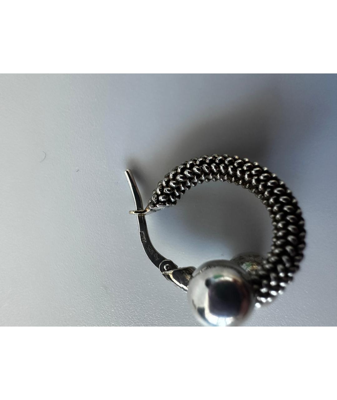 BOTTEGA VENETA Серебряные серебряные серьги, фото 4