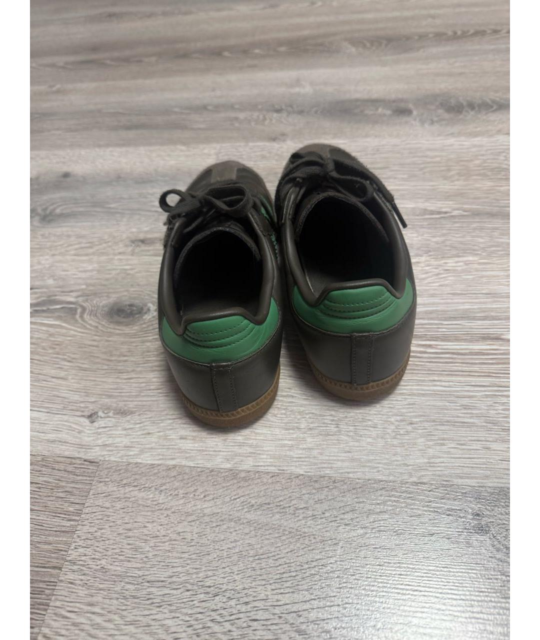 ADIDAS Серые кожаные кеды, фото 3