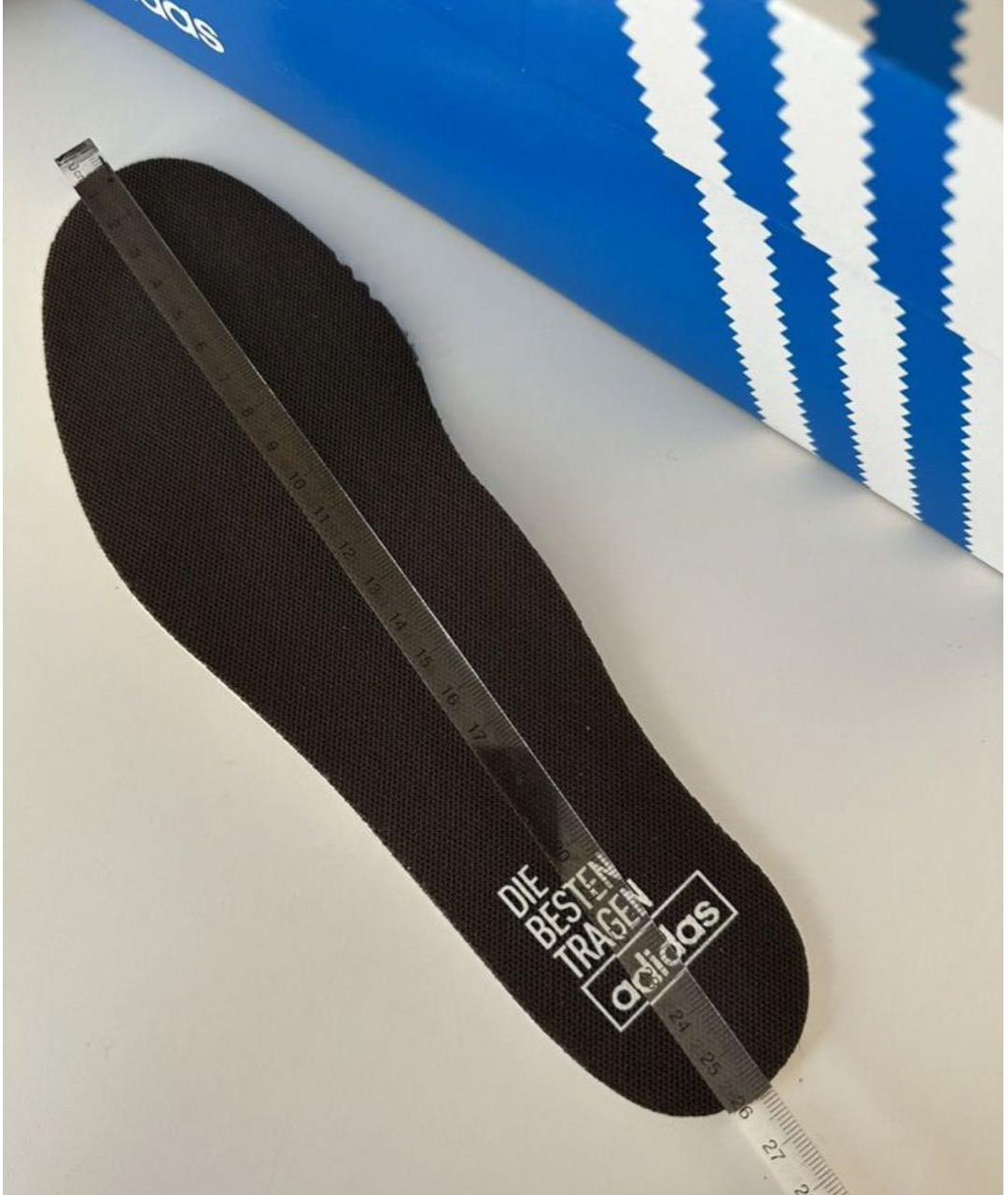 ADIDAS Серые кожаные кеды, фото 5