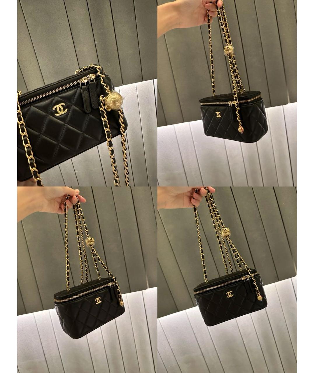 CHANEL Черная сумка через плечо, фото 2