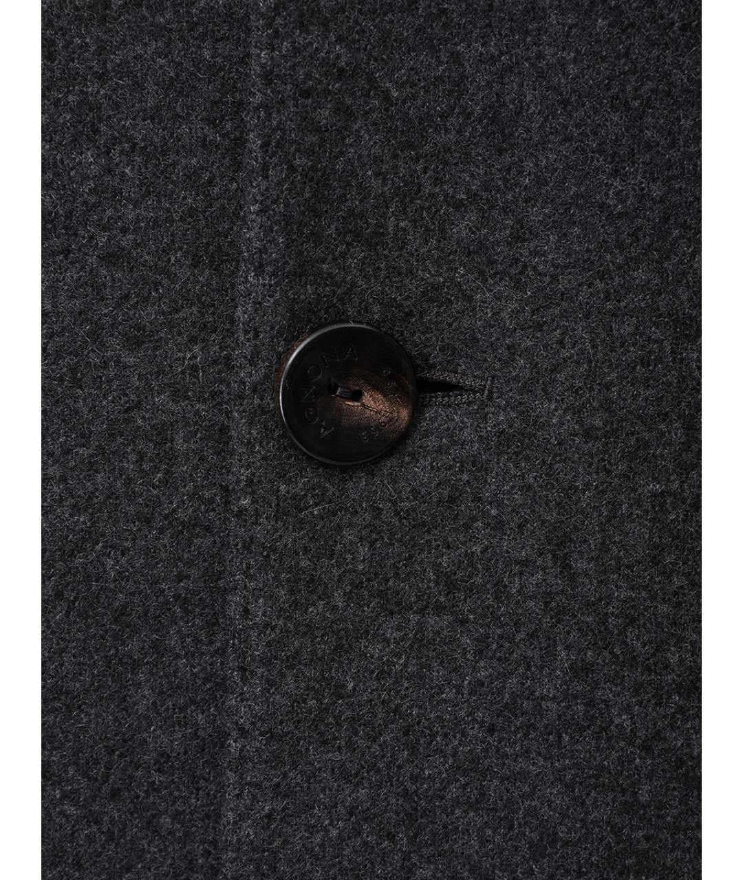 AGNONA Серое пальто, фото 5