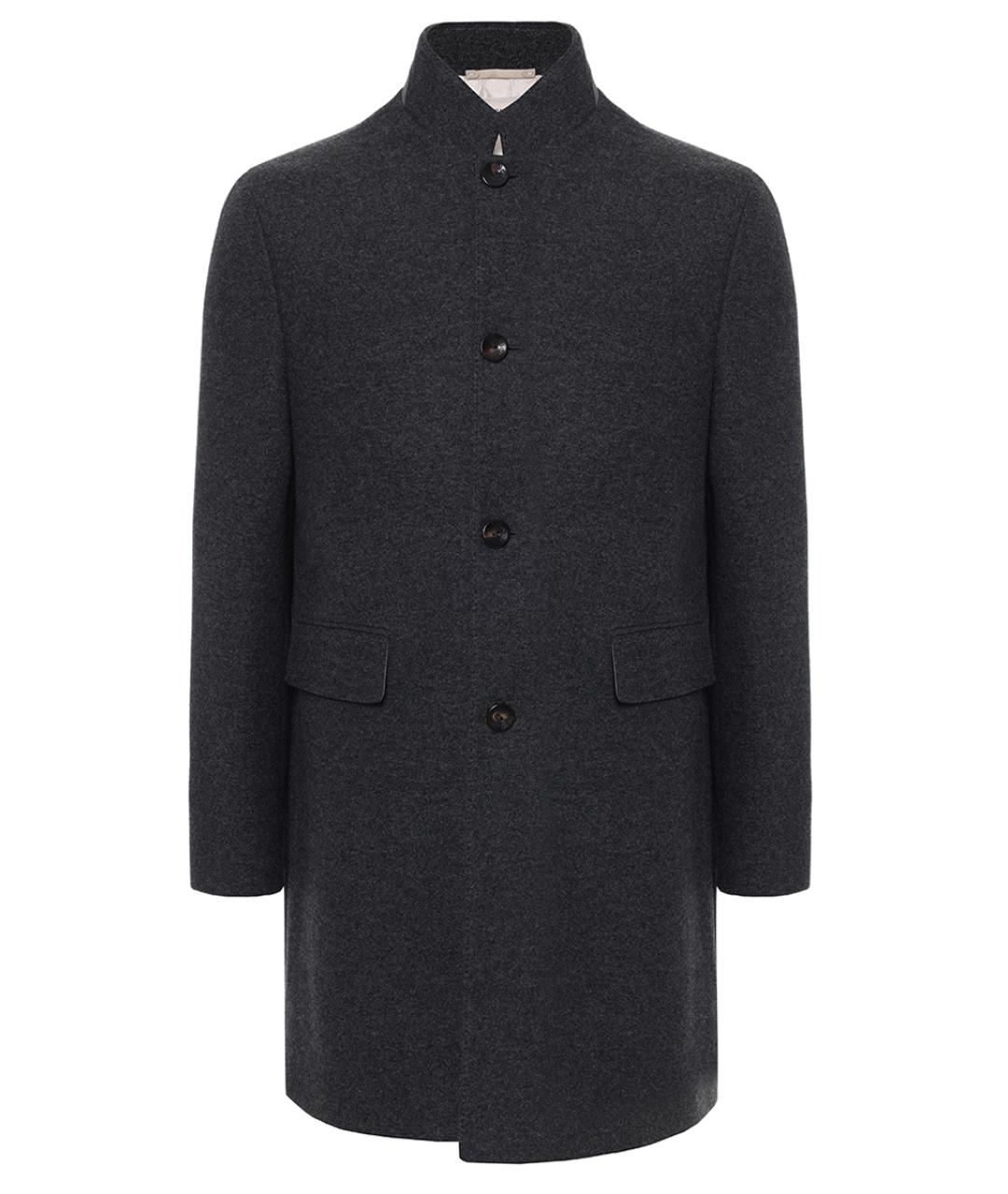 AGNONA Серое пальто, фото 1