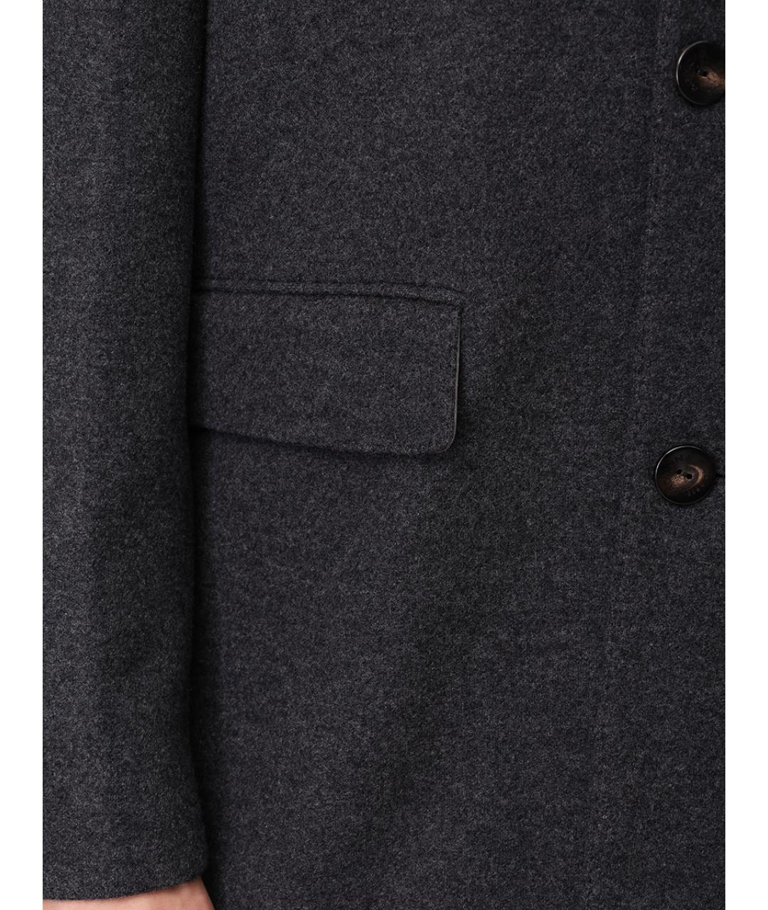 AGNONA Серое пальто, фото 4