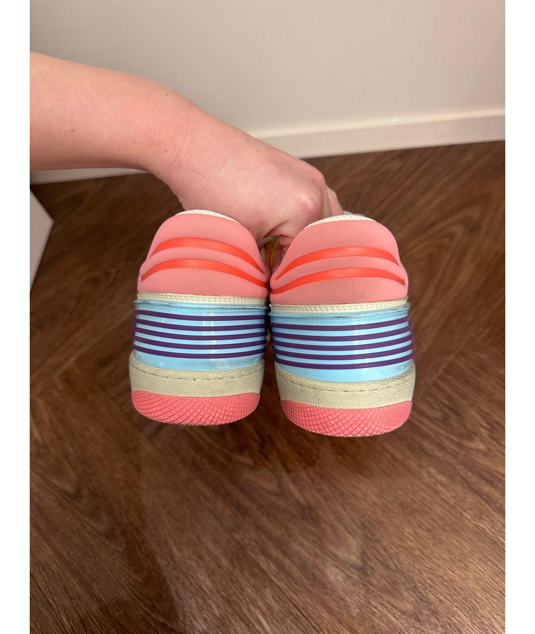 GUCCI Мульти кожаные кеды, фото 4