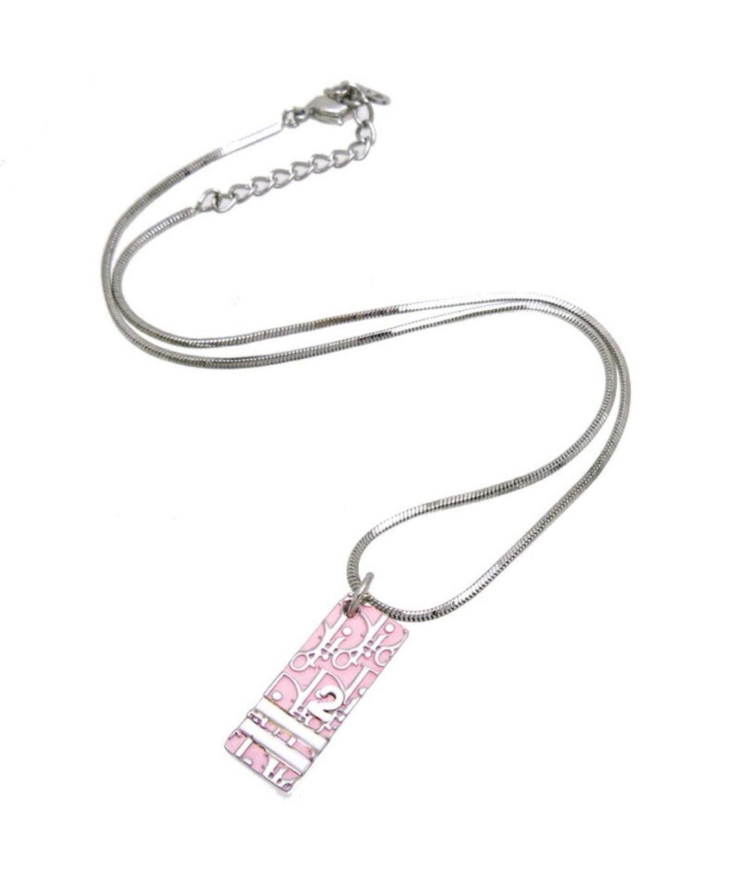 CHRISTIAN DIOR Серебряная металлическая подвеска, фото 1