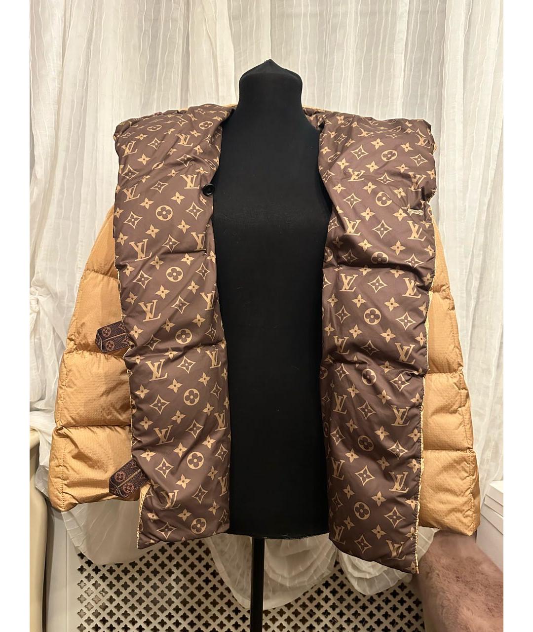 LOUIS VUITTON Бежевый пуховик, фото 4