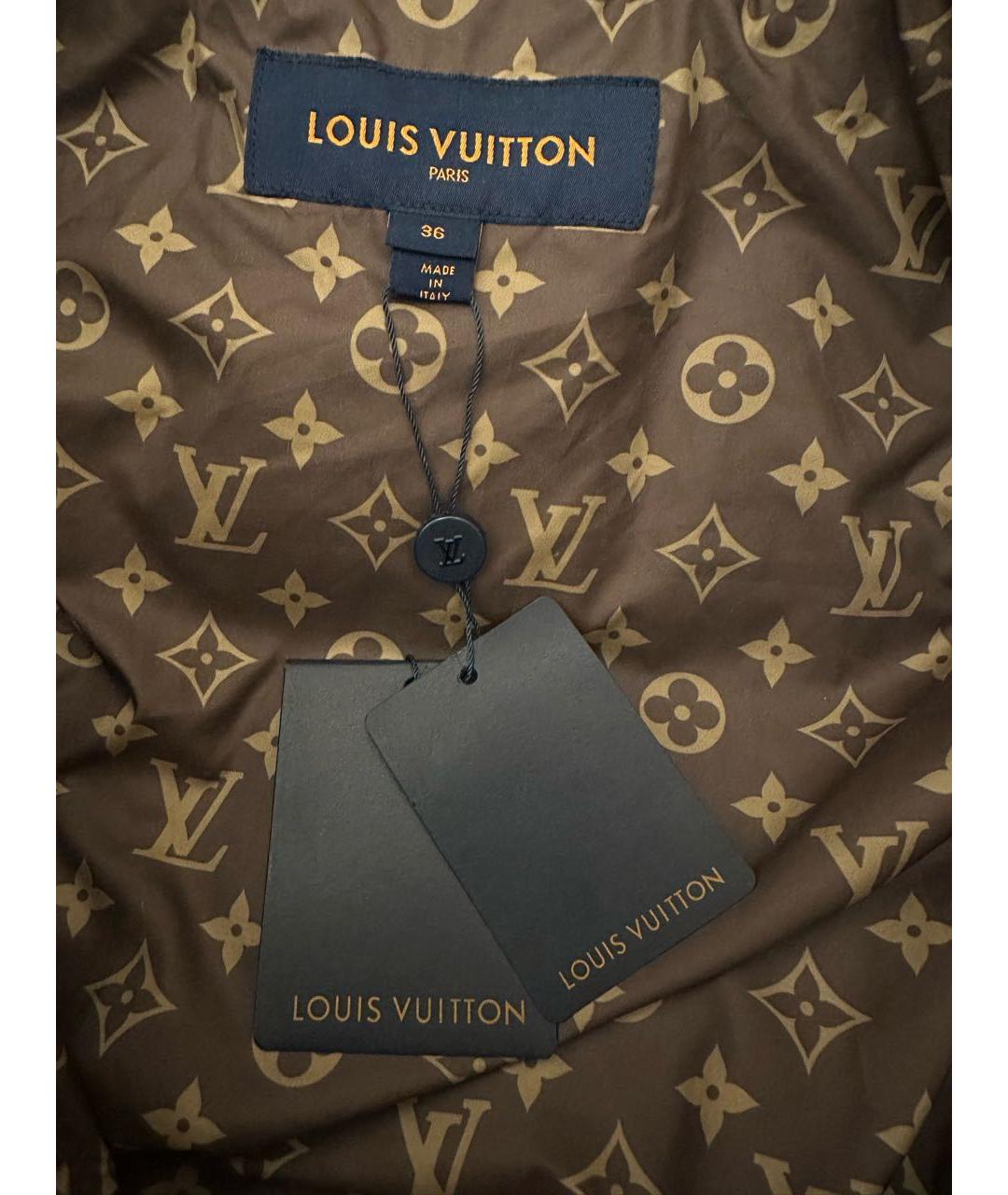 LOUIS VUITTON Бежевый пуховик, фото 3