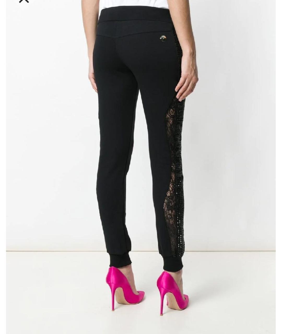 PHILIPP PLEIN Черные хлопковые спортивные брюки и шорты, фото 6