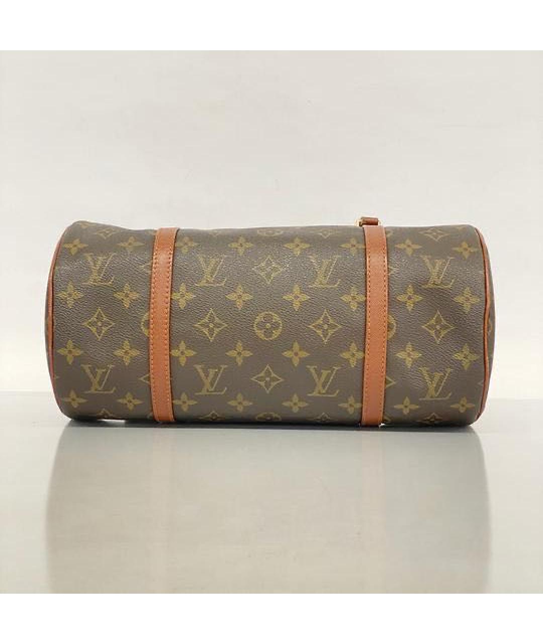 LOUIS VUITTON Коричневая сумка с короткими ручками, фото 3