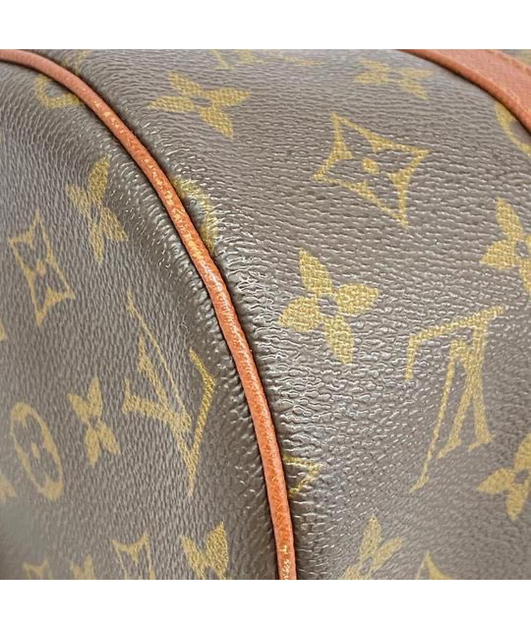 LOUIS VUITTON Коричневая сумка с короткими ручками, фото 4